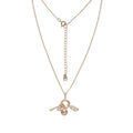 Removable Baseball Charm Necklace in 14K Gold Flash Plated, 18-inch