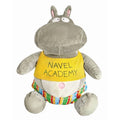 Plush Hippo Toy - 10.5-Inch Belly Button Book Character for Kids