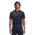 Men's & Big Men's Assymetric Heather Printed Golf Polo - Moisture-Wicking, UV Protection