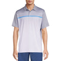 Ben Hogan Men’s & Big Men’s Ombre Stripe Polo Shirt – Grey XL Variation