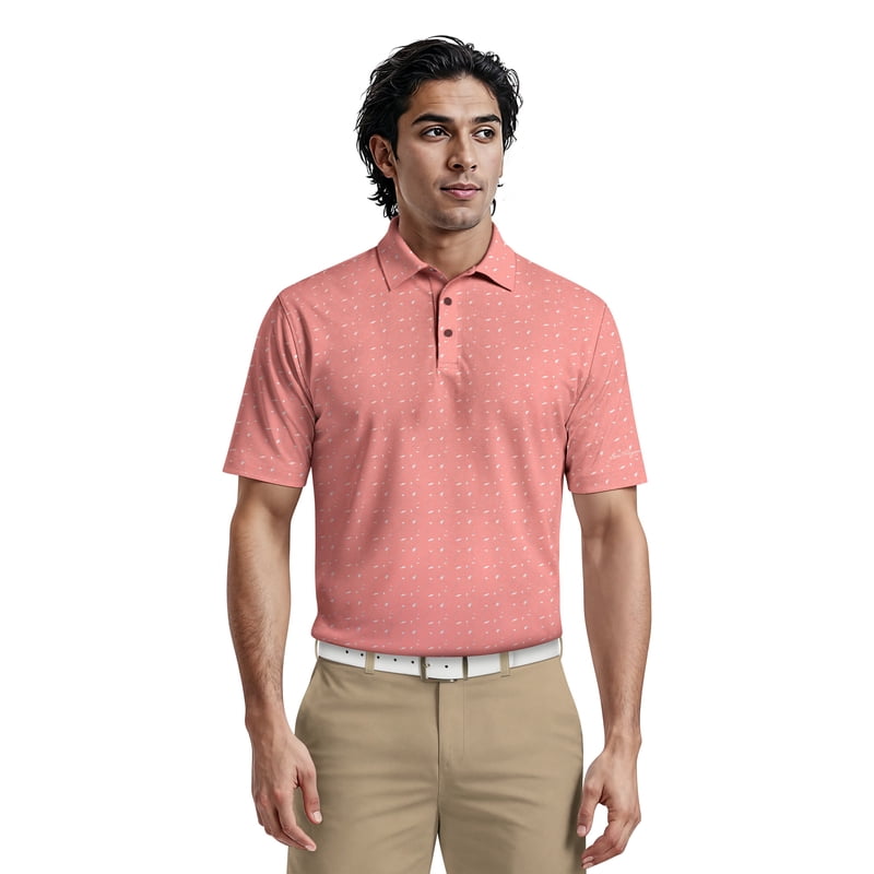 Performance Golf Polo Shirt for Men & Big Men - Moisture-Wicking Sun Protection