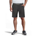 Men's & Big Men's Stretch Golf Shorts with Horizontal Pattern and Active Waistband - 9 Inch Inseam