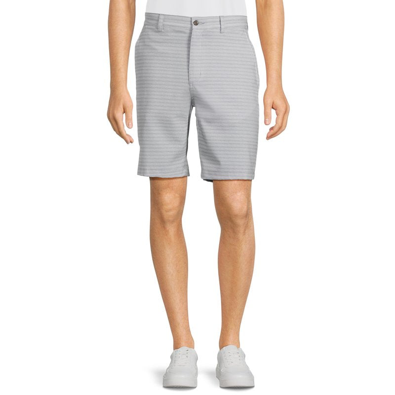 Men's Heathered Golf Shorts with Moisture Wicking & Sun Protection