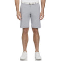 Men's 10-Inch Performance Heather Golf Shorts with Flex Waistband & Sun Protection