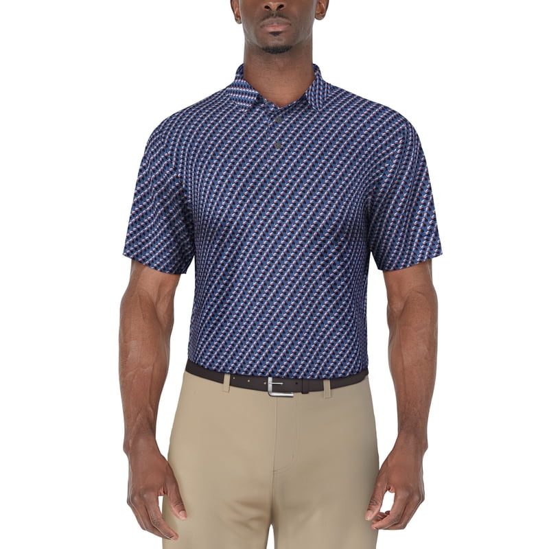 Men's Golf Polo Shirt with Toucans - Moisture Wicking, Sun Protection, Up to 5XL