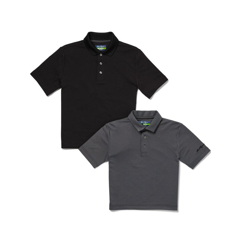 Kids Golf Polo Shirt 2-Pack Short Sleeve Performance Sportswear