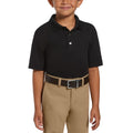Kids Golf Polo Shirt Performance Short Sleeve Moisture Wicking Sun Protection