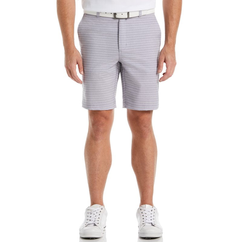 Men's Heathered Golf Shorts with Moisture Wicking & Sun Protection