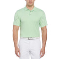 Men's Performance Mini Gingham Golf Polo Shirt - Moisture-Wicking, Sun Protection
