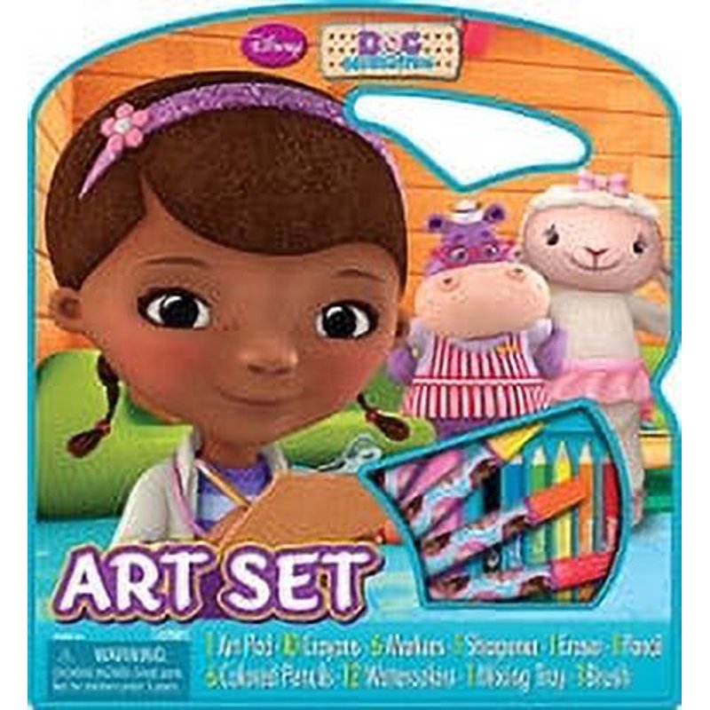 Kids Art Storage Case with Art Supplies - Doc McStuffins Design