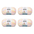 Super Bulky Polyester Yarn for Baby Blankets & Garments - 10.5oz 4 Pack