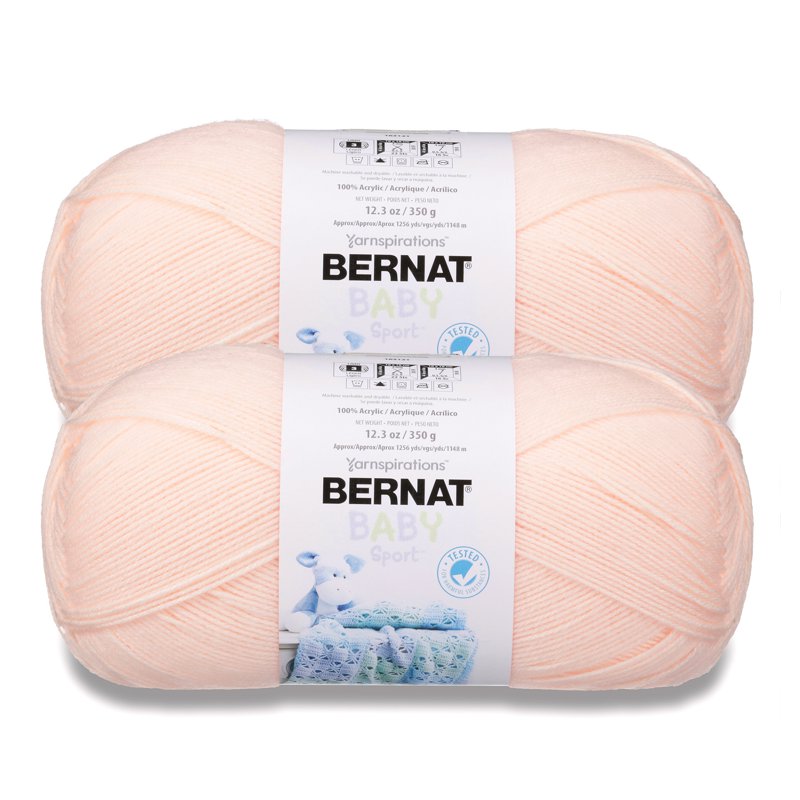 Bernat Baby Sport Light Acrylic Yarn 12.3oz/350g - Multiple Colors