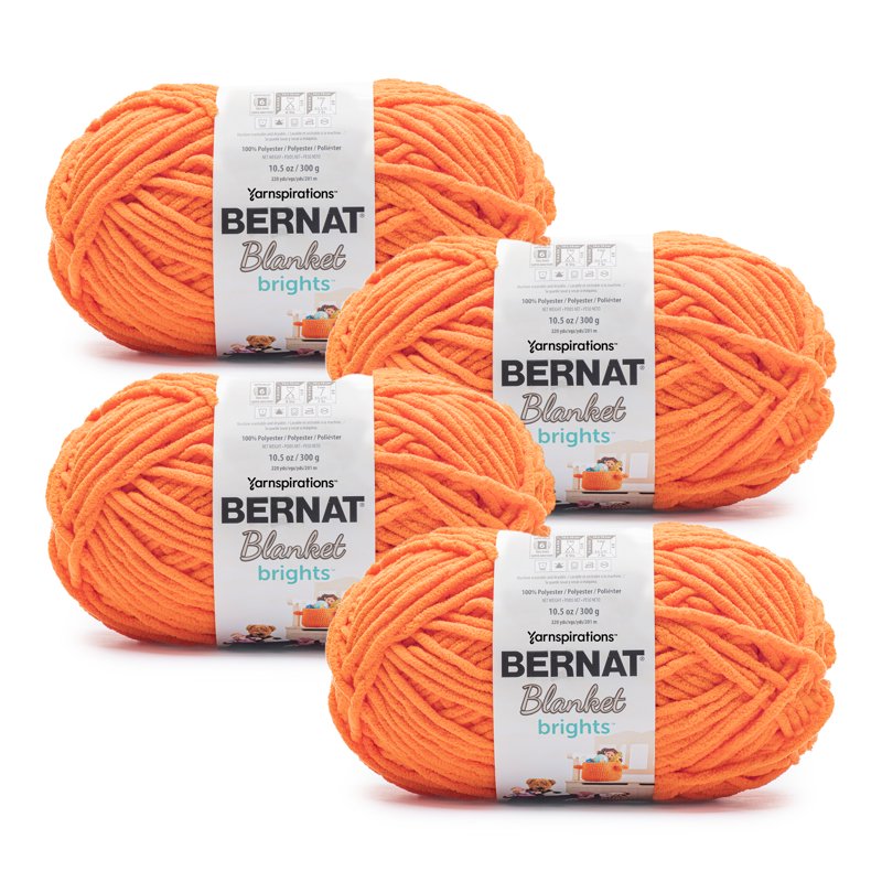 Super Bulky Polyester Yarn for Knitting & Crocheting - 4 Pack