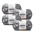 Super Bulky Polyester Yarn for Knitting and Crocheting - Multiple Colors, 4 Pack
