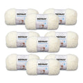 Bulky Polyester Yarn for Knitting and Crochet - 9 Pack, Multiple Colors