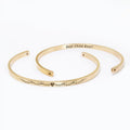 Adjustable Mother's Day Gift Bracelet Set - Heart Vines Icon, Engraved 'Best Child Ever' - Multiple Colors & Styles