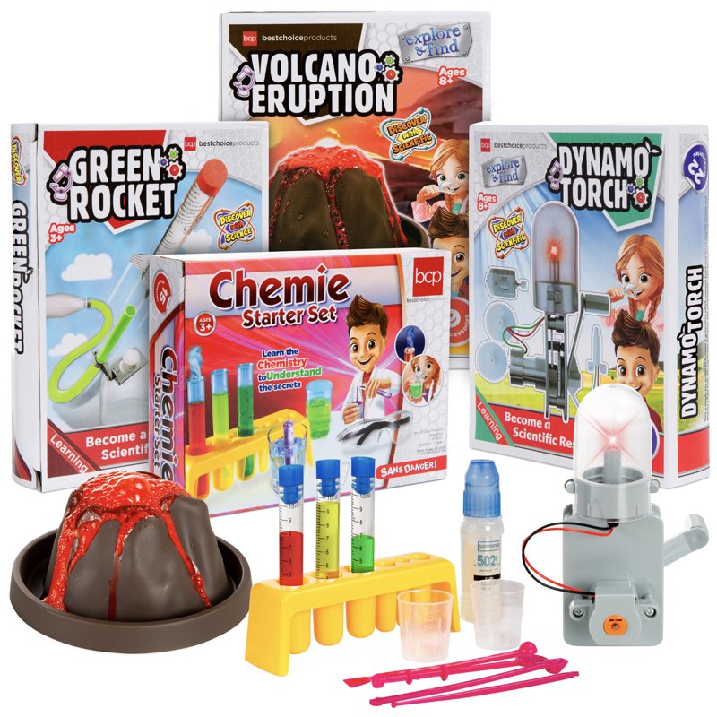 Kids Science Experiment Kit 4-in-1 STEM STEM Lab Educational Toys