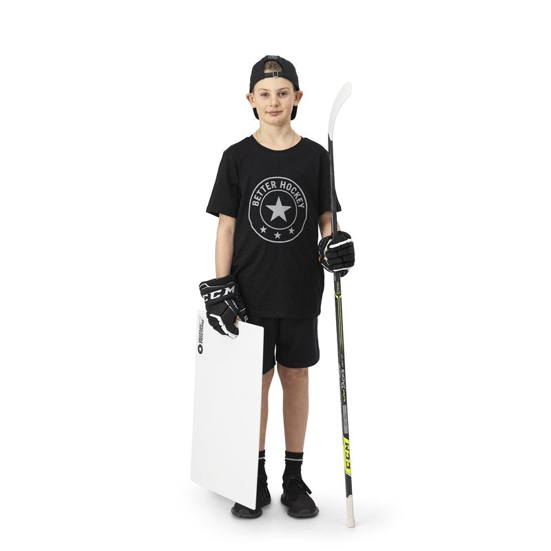 Hockey Shooting Pad 16x24 Inch Ice-Feel Practice Pad for Saucer Passes