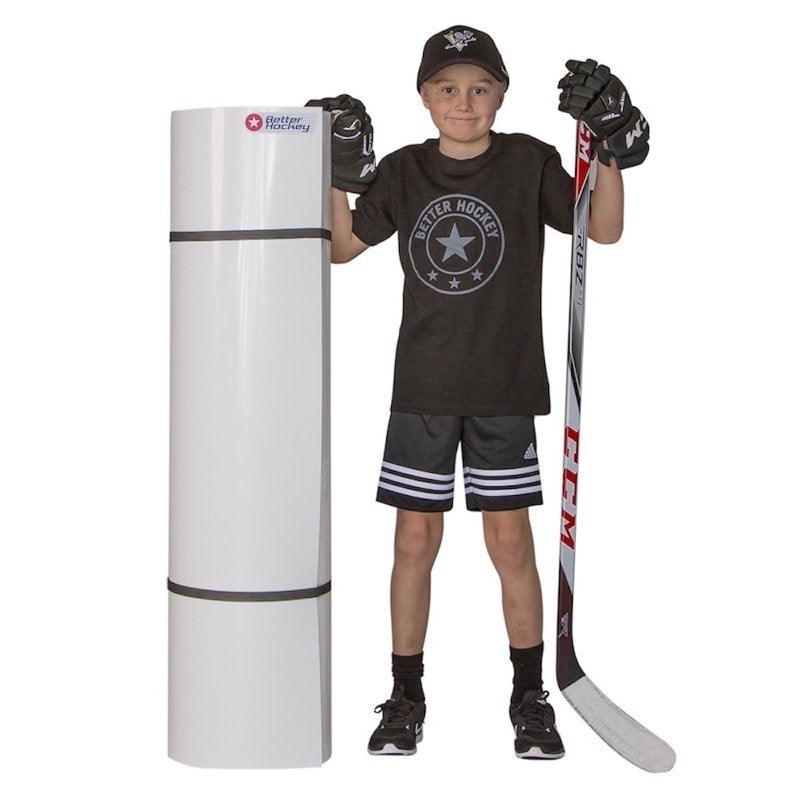 Weatherproof Hockey Shooting Pad with Straps - 4ft x 8.5ft for Indoor & Outdoor Practice