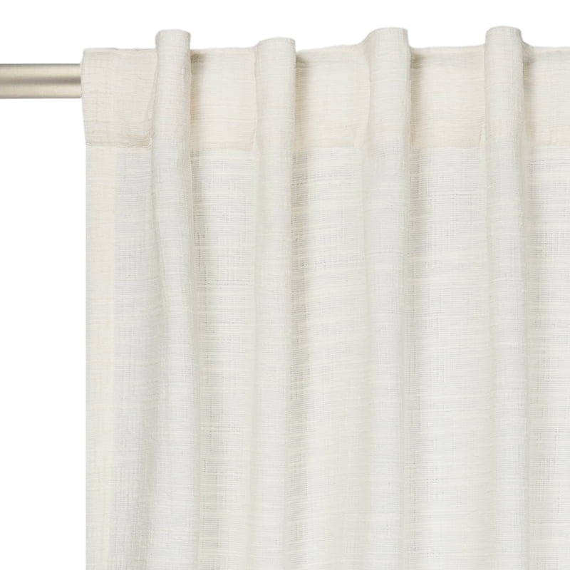 Blackout Curtain Panel - Textured Solid Chenille for Light Blocking and Privacy