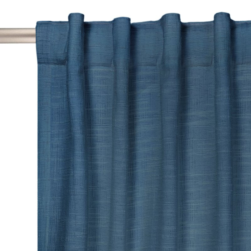 Blackout Chenille Curtain Panel - Textured Solid Window Treatment, 50x108 in