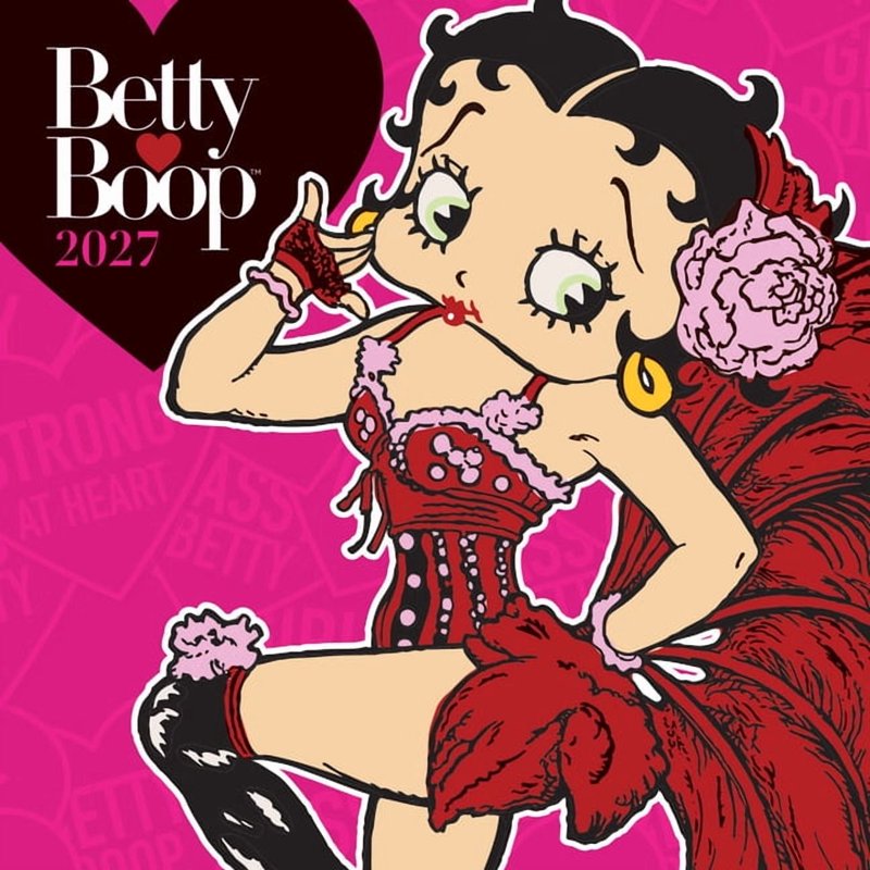 Betty Boop 2027 Mini Wall Calendar Retro Illustration Gift