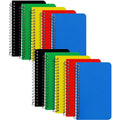Mini Pocket Notebooks Set - 12 Assorted 3x5 Inch Lined Memo Pads for Home Office School