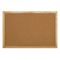 12x18 Inch Cork Bulletin Board with Wood Frame - Self-Healing Surface