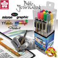 Bible Journaling Kit - 17 Piece Art & Scripture Writing Set