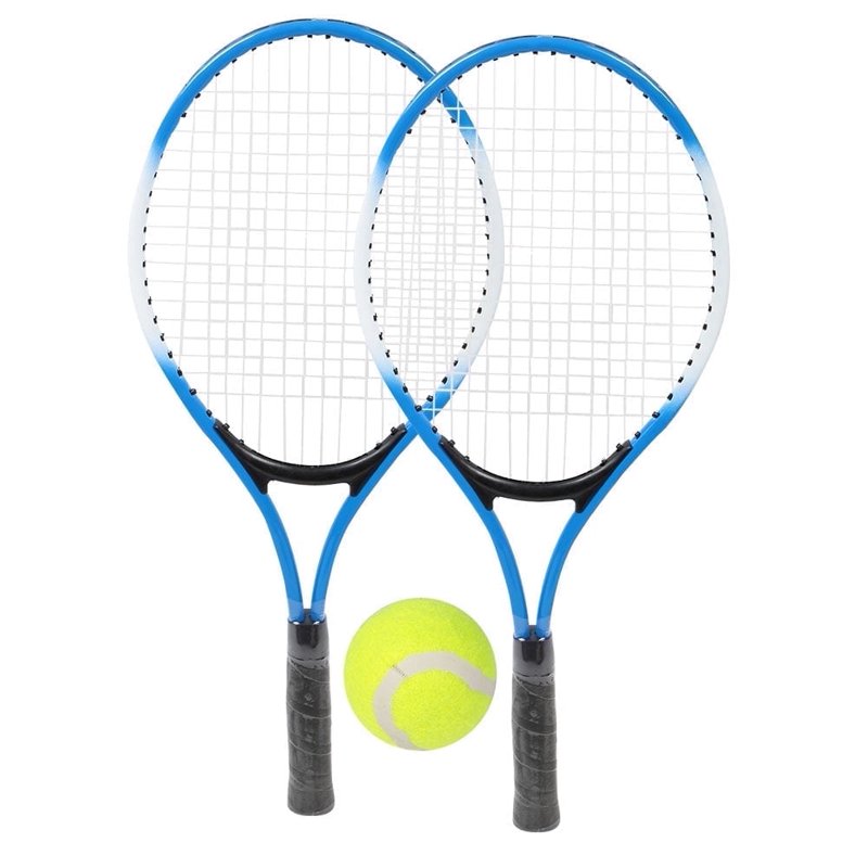 Kids Tennis Racket Set with 2 Junior Rackets, Ball & Bag - 21 Inch