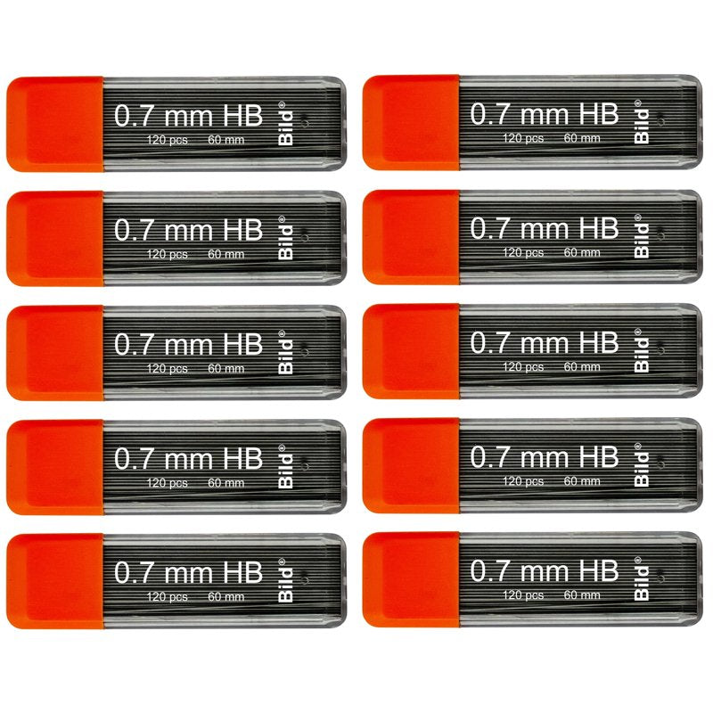 Bulk 1200 HB #2 Mechanical Pencil Lead Refills - Universal 0.7mm Set