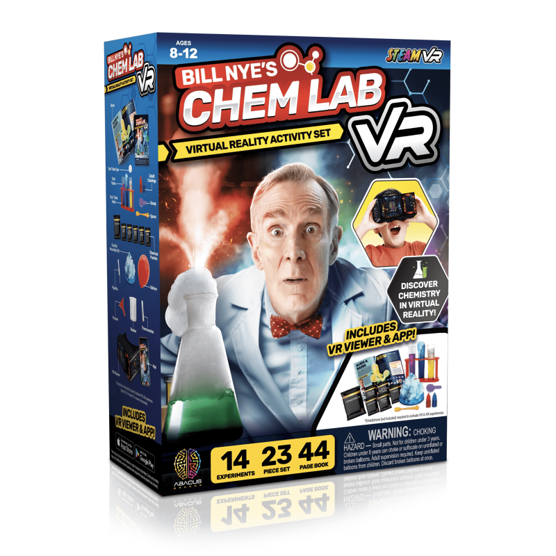 VR Chemistry Science Kit for Kids Ages 8-12 with Bill Nye The Science Guy