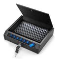 Portable Biometric Safe with Fingerprint & Digital Keypad for Valuables
