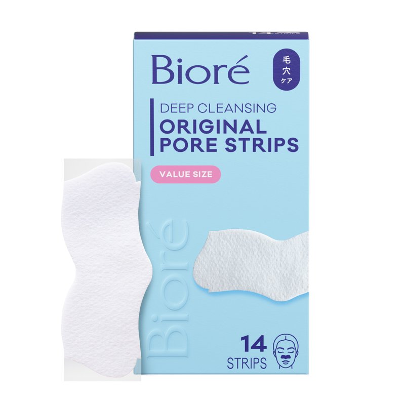 Blackhead Remover Strips for Pores - Deep Cleansing Nose Strips, Oil-Free, 14 Count