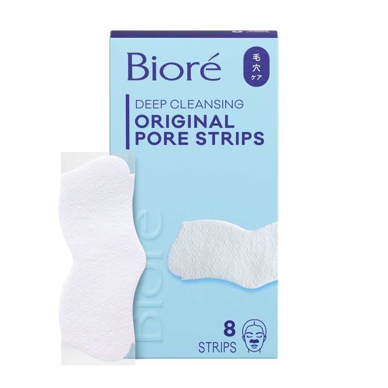 Deep Cleansing Pore Strips for Blackhead Removal - Oil-Free, Fragrance-Free, 8 or 14 Count