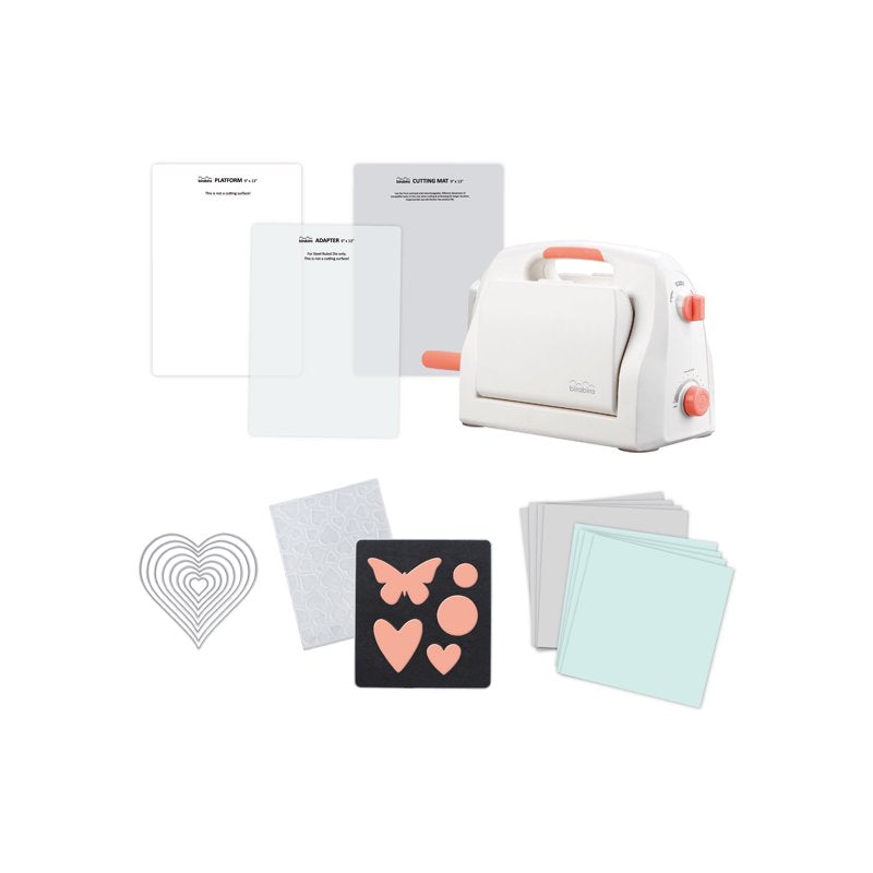 Adjustable Die Cutting & Embossing Machine Kit for Paper Fabric & More