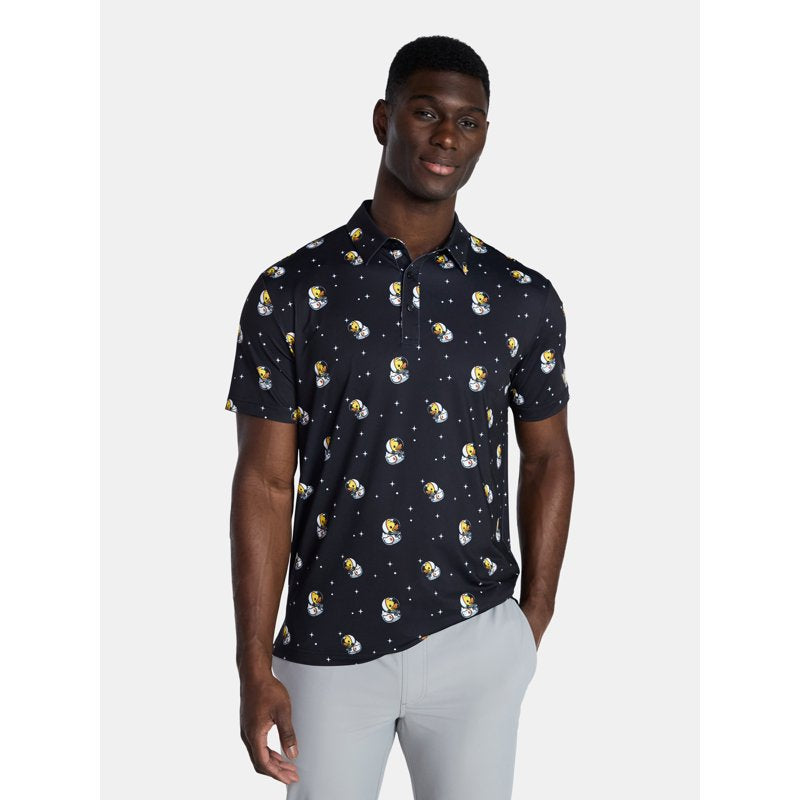 Men's Golf Polo Shirts with UPF Sun Protection & Stretch - Multiple Sizes & Colors
