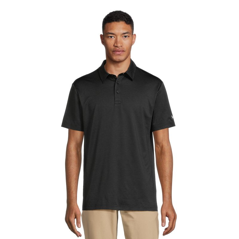 Men's Golf Polo Shirt with Sun Protection and 4-Way Stretch - Multiple Sizes & Colors