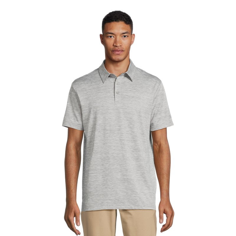 Men's Golf Polo Shirt with 4-Way Stretch and Sun Protection - Multiple Sizes & Colors
