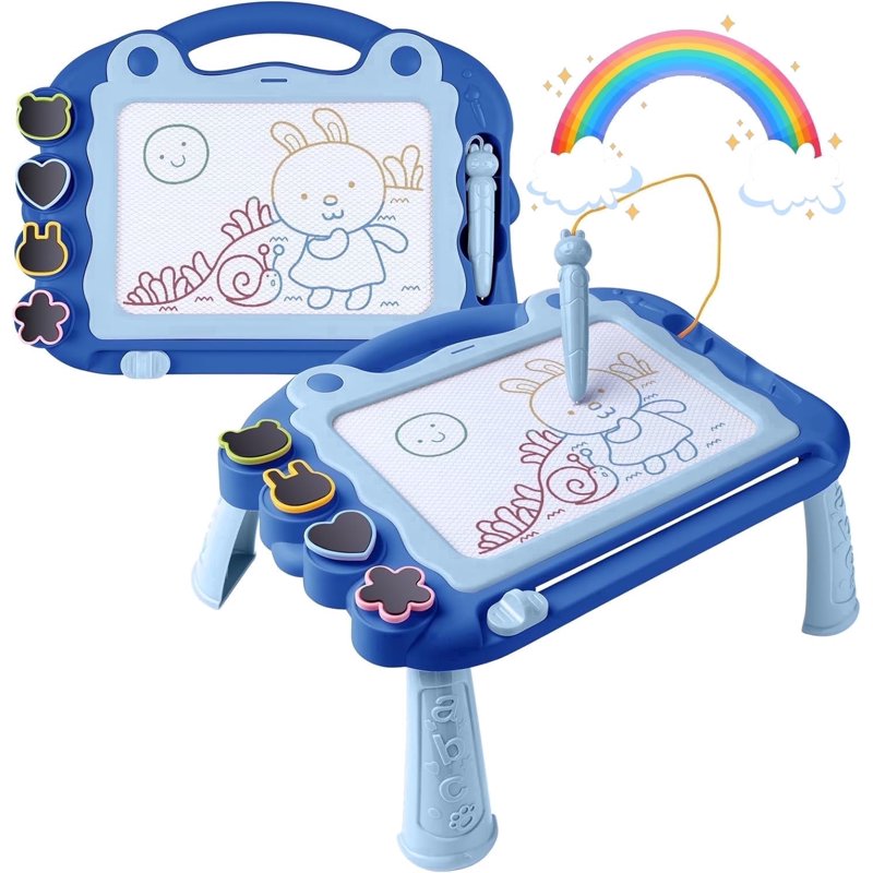 Magnetic Drawing Board for Kids - Erasable Doodle Tablet, Travel Size, Educational Art Toy