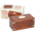Wooden Puzzle Box with Secret Compartments - Money & Jewelry Holder