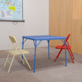Kids Colorful Folding Table and Chair Set - Safety Features & Easy Clean
