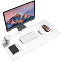 Faux Leather Desk Mat for Keyboard and Mouse - Office & Gaming Desk Organizer