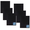Black Hardcover Sketchbook Set - Acid-Free, Smudge Resistant Paper, 8.5 x 11 Inches, 6 Pack