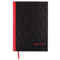 Black n' Red Hardcover Notebook - 11.75 x 8.25 Inches, 192 Pages