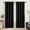 Blackout Curtains Set of 2 - Thermal Insulated Room Darkening Drapes for Bedroom & Living Room