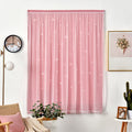 Blackout Star Curtain for Bedroom & Kids Room - Double Layer Window Decor