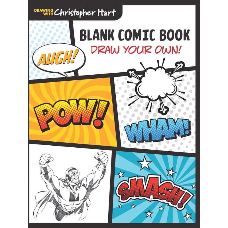 Blank Comic Book Journal for Drawing and Storytelling - Creative Sketch Pad