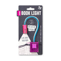 Clip-On Purple Book Light for Reading - Portable Paperback Lamp