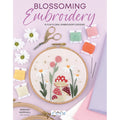 Floral Embroidery Pattern Book with 15 Designs for Hand Stitching